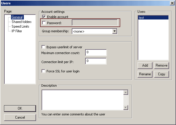 filezilla server setup behind nat